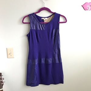 🚫SOLD🚫blue/purple body con panel dress